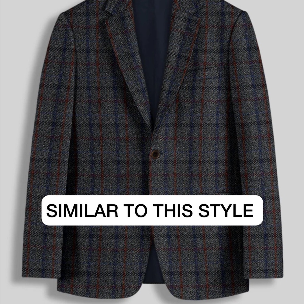 Harriet Tweed - Handwooven Pure Scottish Wool Blazer 

Size Large